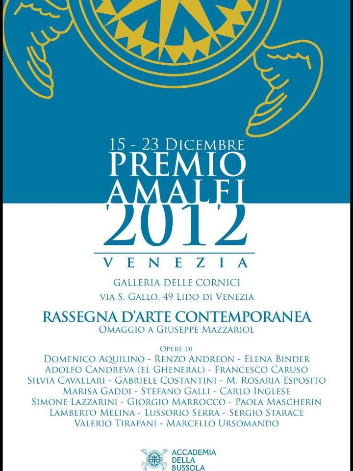  PREMIO AMALFI 2012  RASSEGNA D'ARTE CONTEMPORANEA