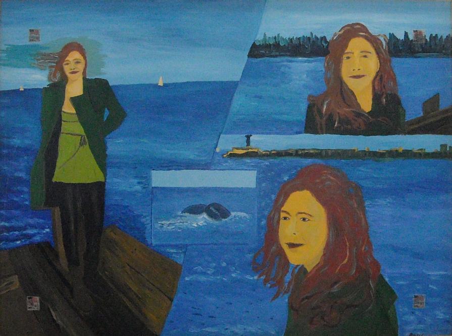 Al pontile con Sam Al pontile con Sam