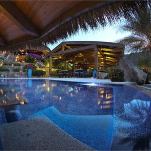 Infinity edge carribbean resort pool