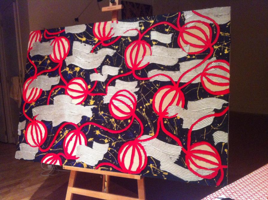 unfinished -before putting gold leaf