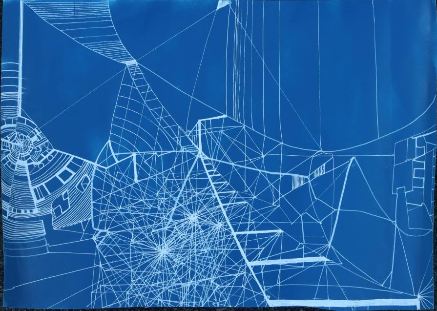 spider-web drawing no6