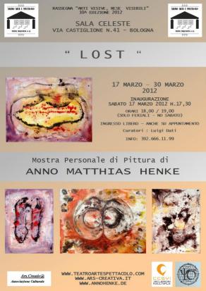 Locandina Mostra Anno Matthias Henke Sala Celeste Bologna Locandina Mostra Anno Matthias Henke Sala Celeste Bologna