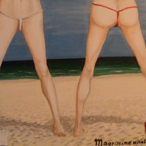 Magrissime minute accosto in spiaggia (particolare)