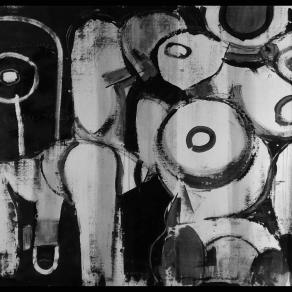 Fabio Modica - Mercification VI - mixed media on canvas - 59x50 inches