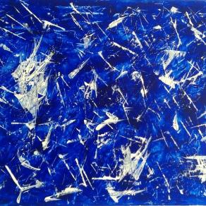 Holland Craig (Inghilterra) - Split - acrilico su tela 61 x 46