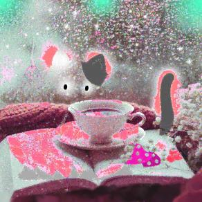 Piove stamattina la gatta va in cucina e mangia il baccalà: la polenta la lascia là