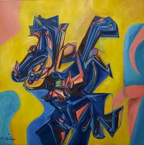 Portrait of a city woman. Portrait of a city woman.