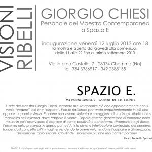 Giorgio Chiesi - Visioni Ribelli