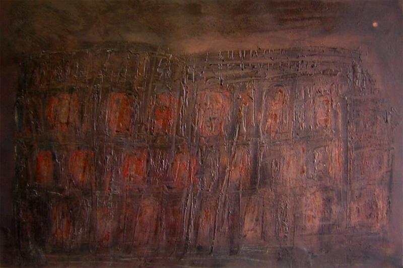 Notturno. Anfiteatro di Tito Flavio.