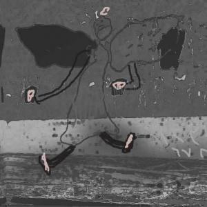 In the beginning, life was on the wall