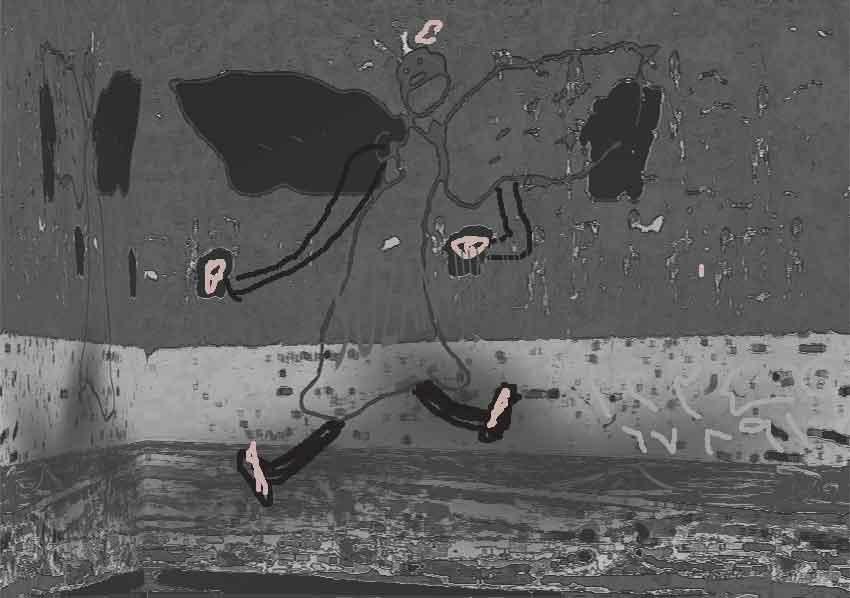 In the beginning, life was on the wall