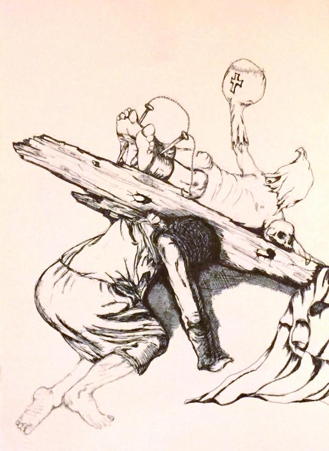 Crocefissione di San Pietro incappucciato