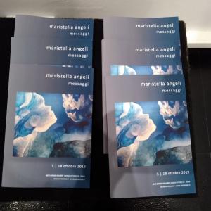 "Messaggi", personal art of Maristella Angeli in Rome