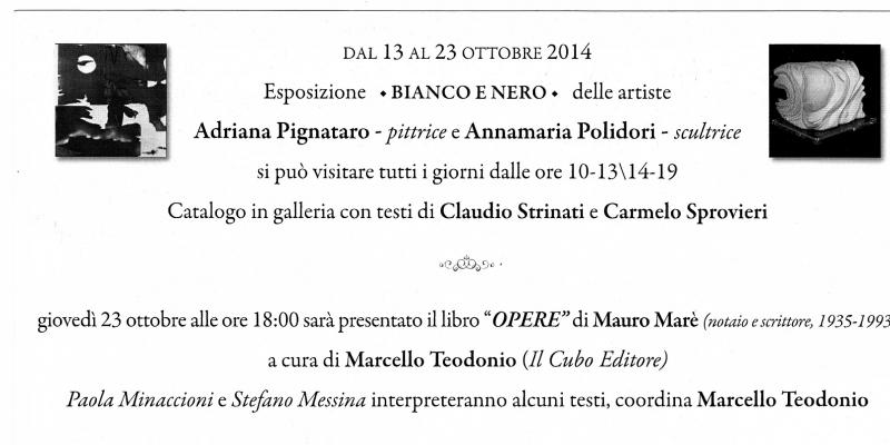 "BIANCO E NERO" (" BLACK AND WHITE") "BIANCO E NERO" (" BLACK AND WHITE")