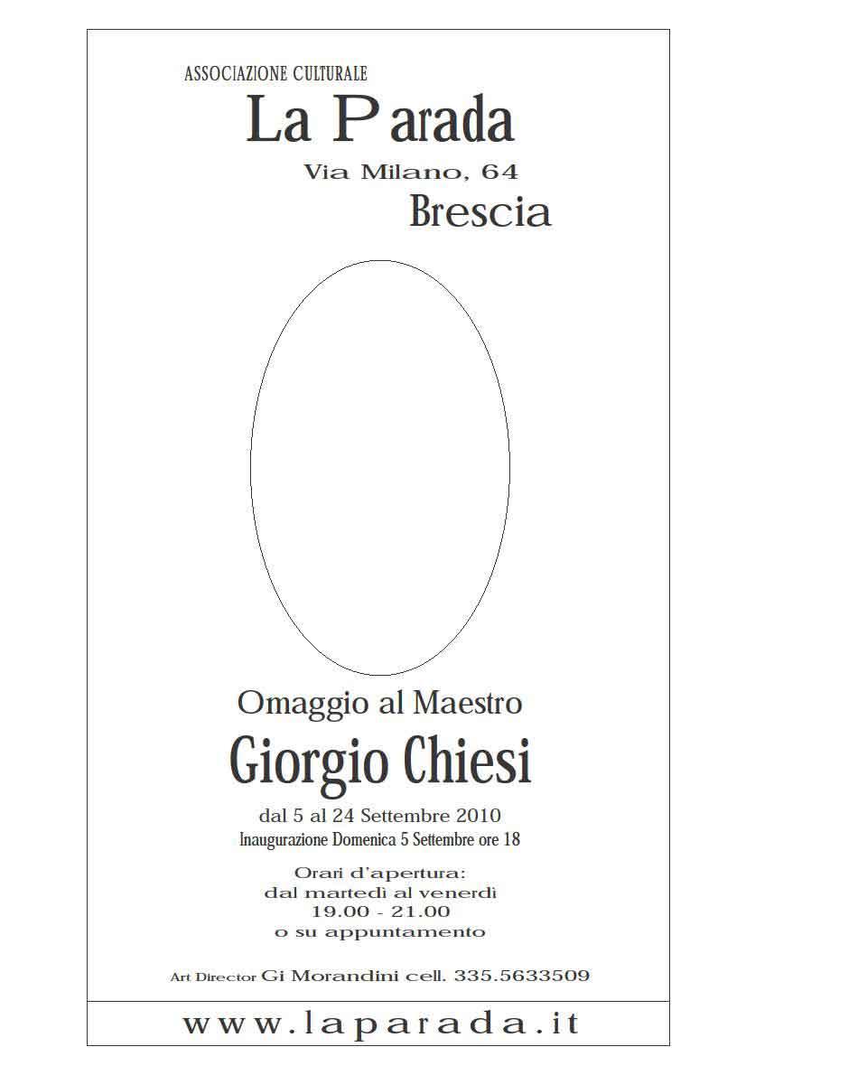 Omaggio al Maestro Giorgio Chiesi