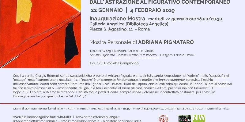 Dall' Astrazione al Figurativo Contemporaneo - Mostra personale di Adriana Pignataro 