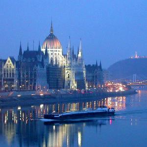 Hungary. Budapest the dark