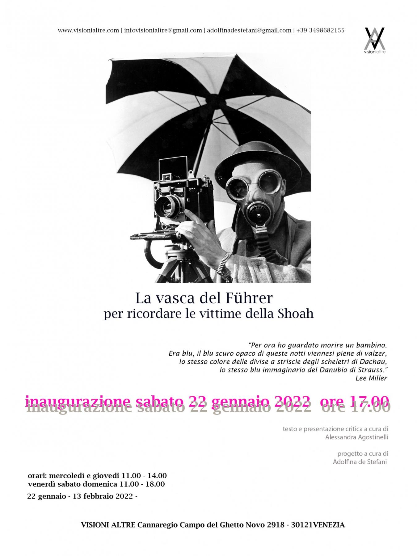 La vasca del Führer – per  ricordare le vittime della Shoah - Visioni Altre - Venezia