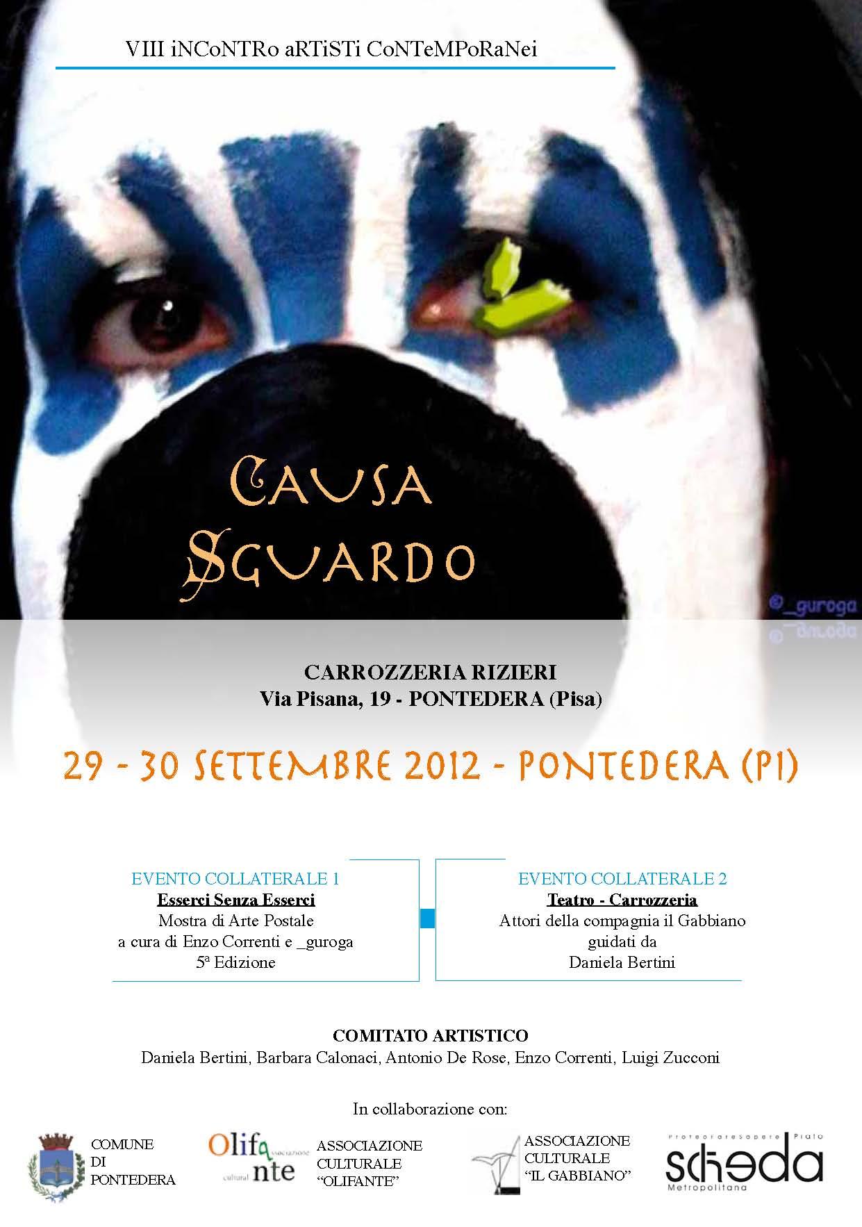 CauSa SGuaRDo VIII iNCoNTRo aRTiSTi CoNTeMPoRaNei