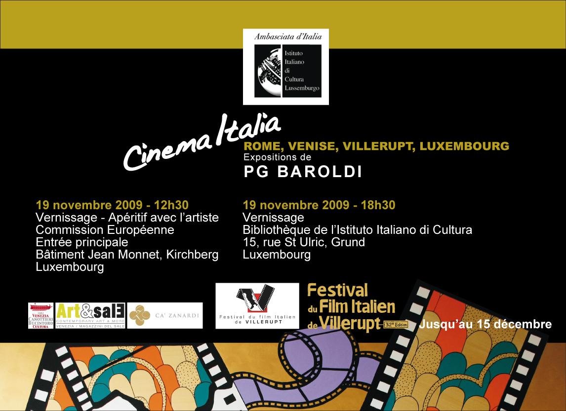 CINEMA ITALIA. Exposition de PG BAROLDI