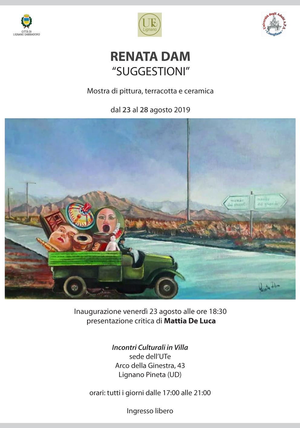 "Suggestioni" - mostra di pittura, terracotta e ceramica