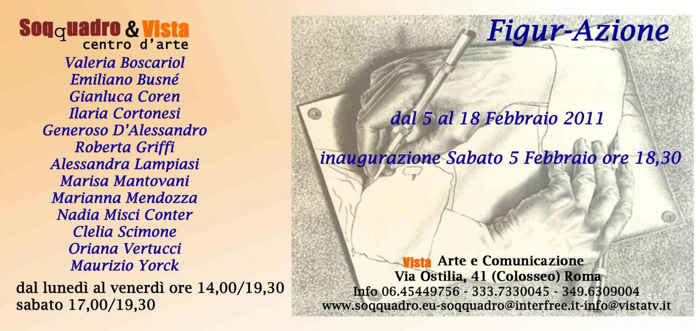 Artists exhibition in Rome "Figur-Azione"