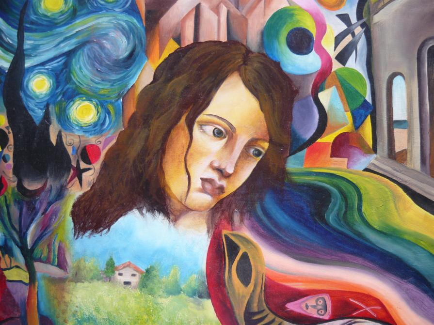 Okiana Mikeli - La donna e la pittura Okiana Mikeli - La donna e la pittura