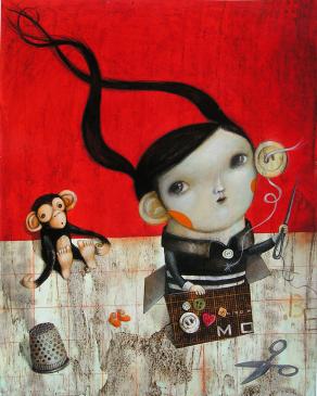 la bimba con l'orecchio esagerato 4