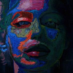 Fabio Modica | Marylin - mixed media on canvas - cm 165x100 | 63x47,2 inches - Bill Lowe Gallery - USA