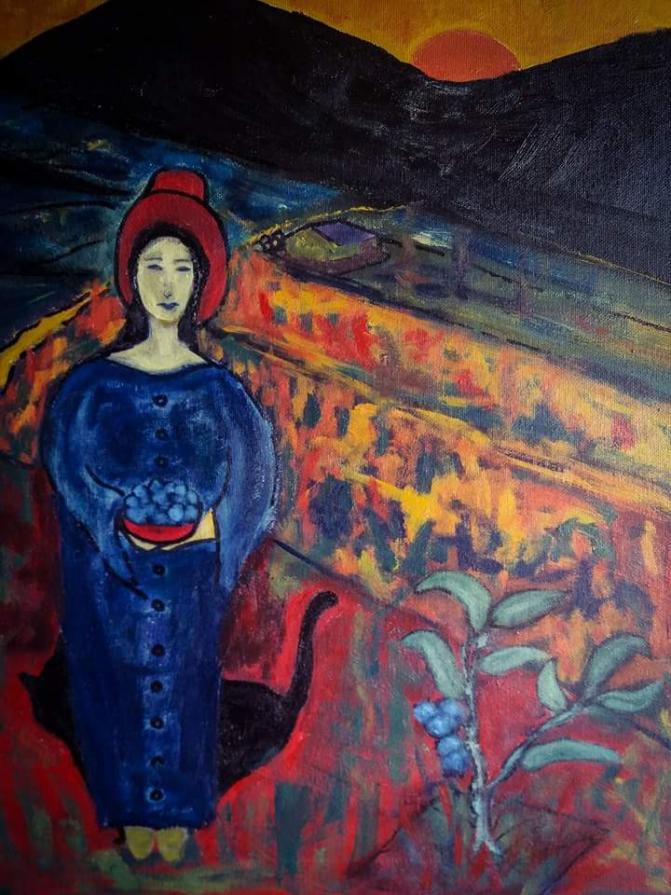 La raccoglitrice di mirtilli