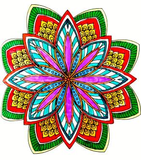 ... Il mio momento zen quotidiano...pieno di colori e creatività. ????‍♀️????