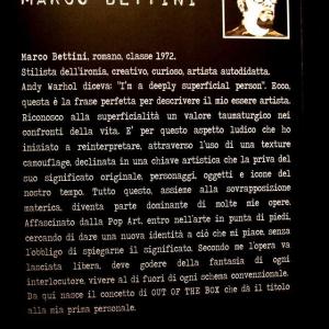 OUT OF THE BOX - Personale di Marco Bettini