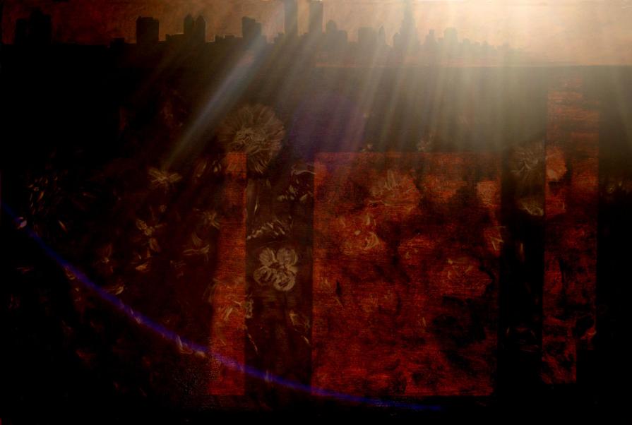 shot on my New York painting