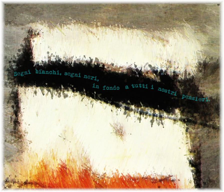 segni bianchi, segni neri