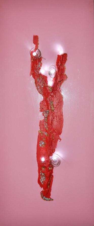 sulla croce in fiamme 