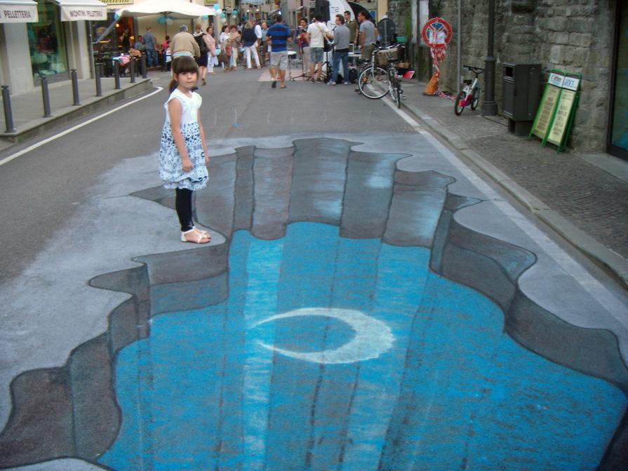 3d anamorphic street art