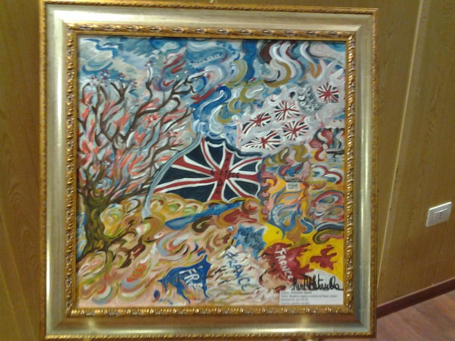 BANDIERA INGLESE SVENTOLA SUL FIUME AMATO