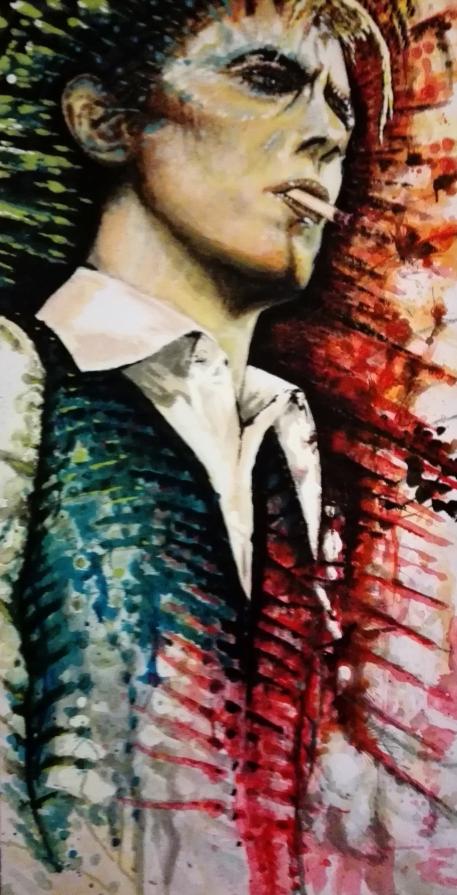 - portrait of DAVID BOWIE -