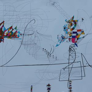 The grafical notation -Olympic Symphony   No5