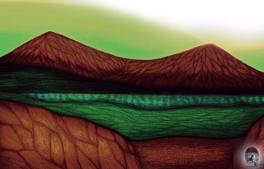 " Ai piedi della montagna #3."