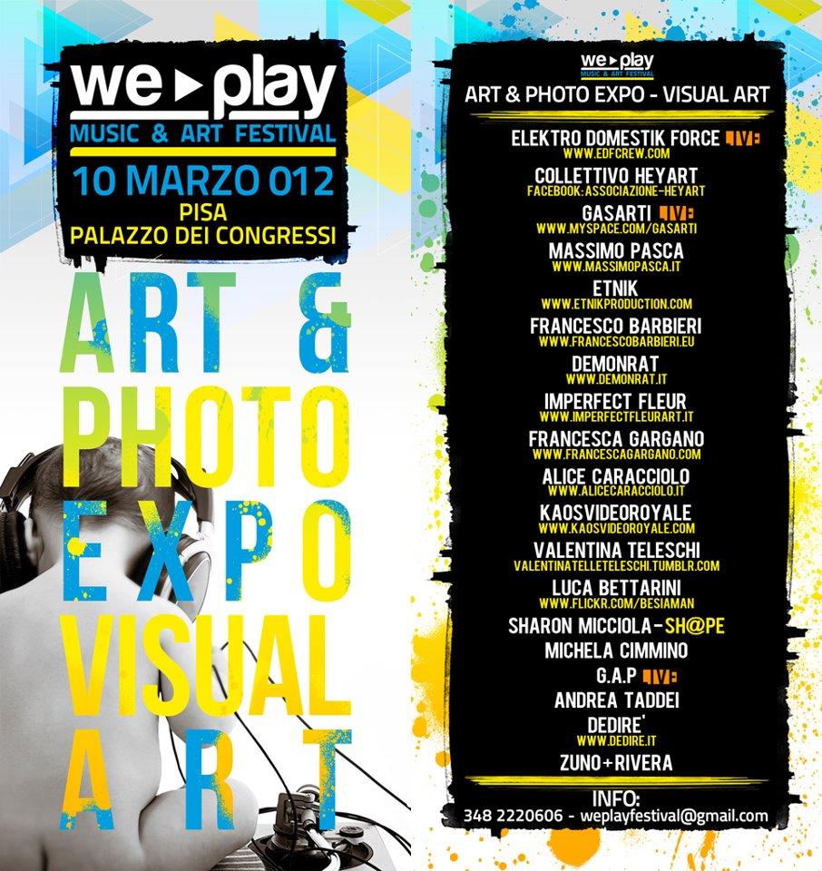 WE PLAY  music & art FESTIVAL