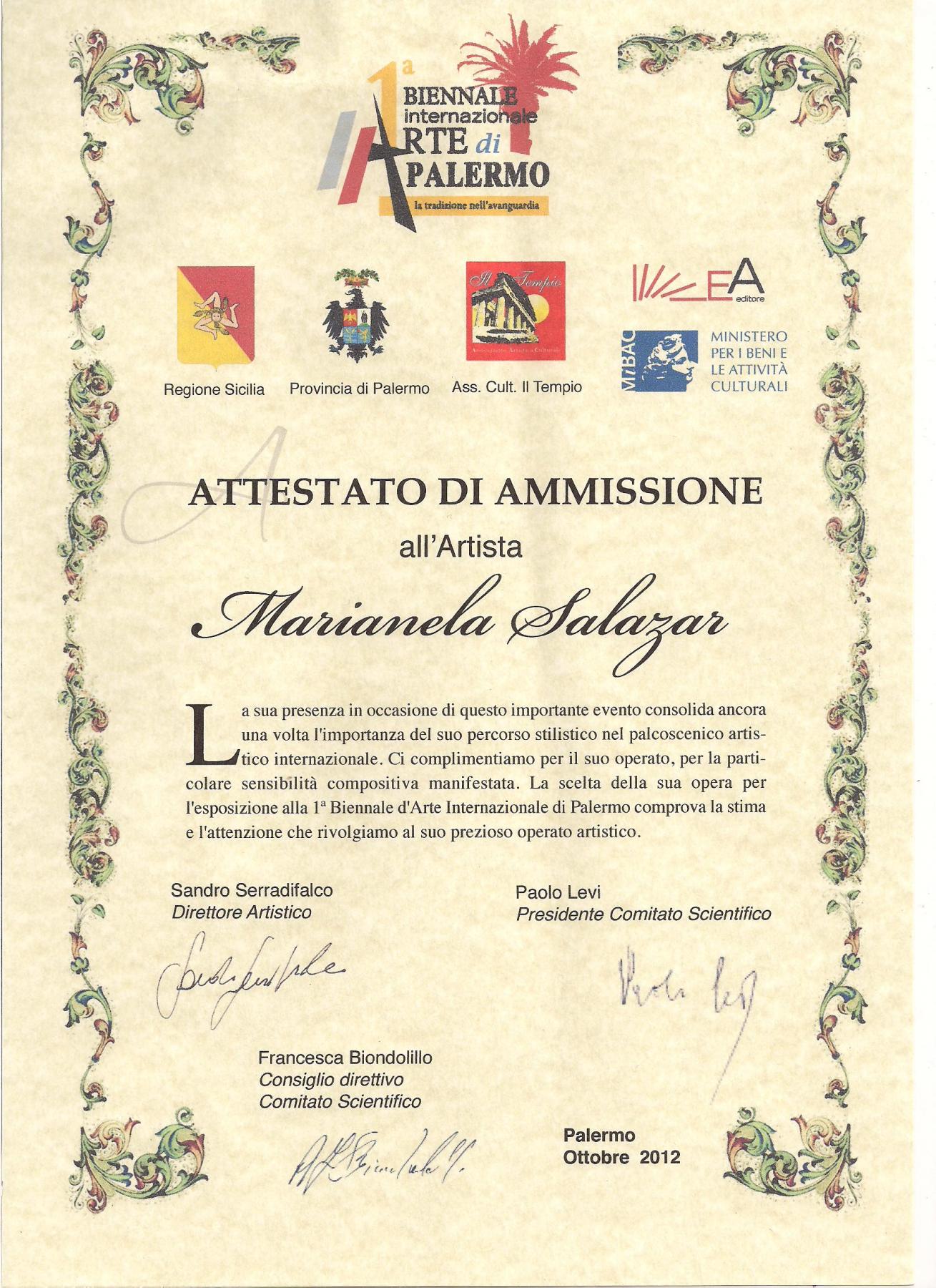  1a Biennale Internazionale d'Arte di Palermo