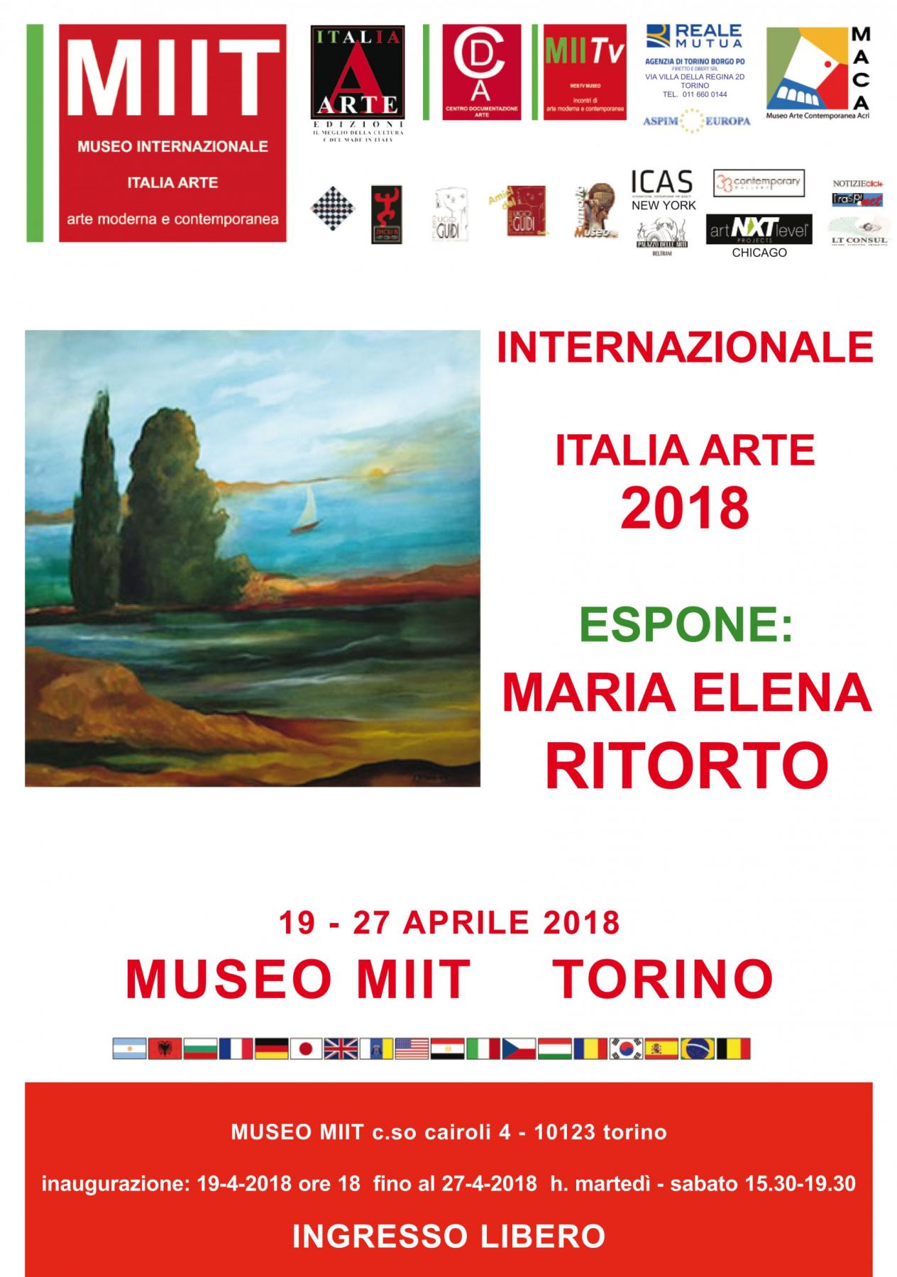 INTERNAZIONALE 2018 SECONDA SESSIONE - MUSEO MIIT -  ITALIA ARTE -  TORINO