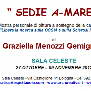 Invito Mostra personale di Graziella Menozzi in Sala Celeste Invito Mostra personale di Graziella Menozzi in Sala Celeste
