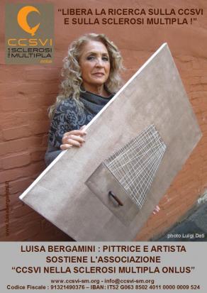 La pittrice e artista Luisa Bergamini aderisce alla campagna "Libera la Ricerca sulla CCSVI e sulla La pittrice e artista Luisa Bergamini aderisce alla campagna "Libera la Ricerca sulla CCSVI e sulla