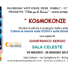 Invito Mostra personale di Gianfranco Sergio in Sala Celeste Invito Mostra personale di Gianfranco Sergio in Sala Celeste