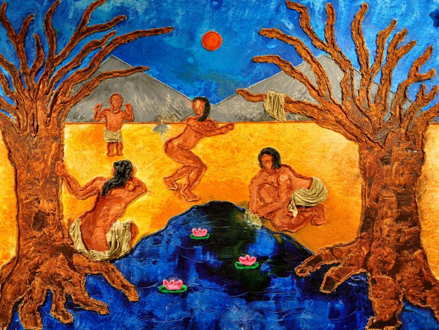 The return (after cezanne) The return (after cezanne)