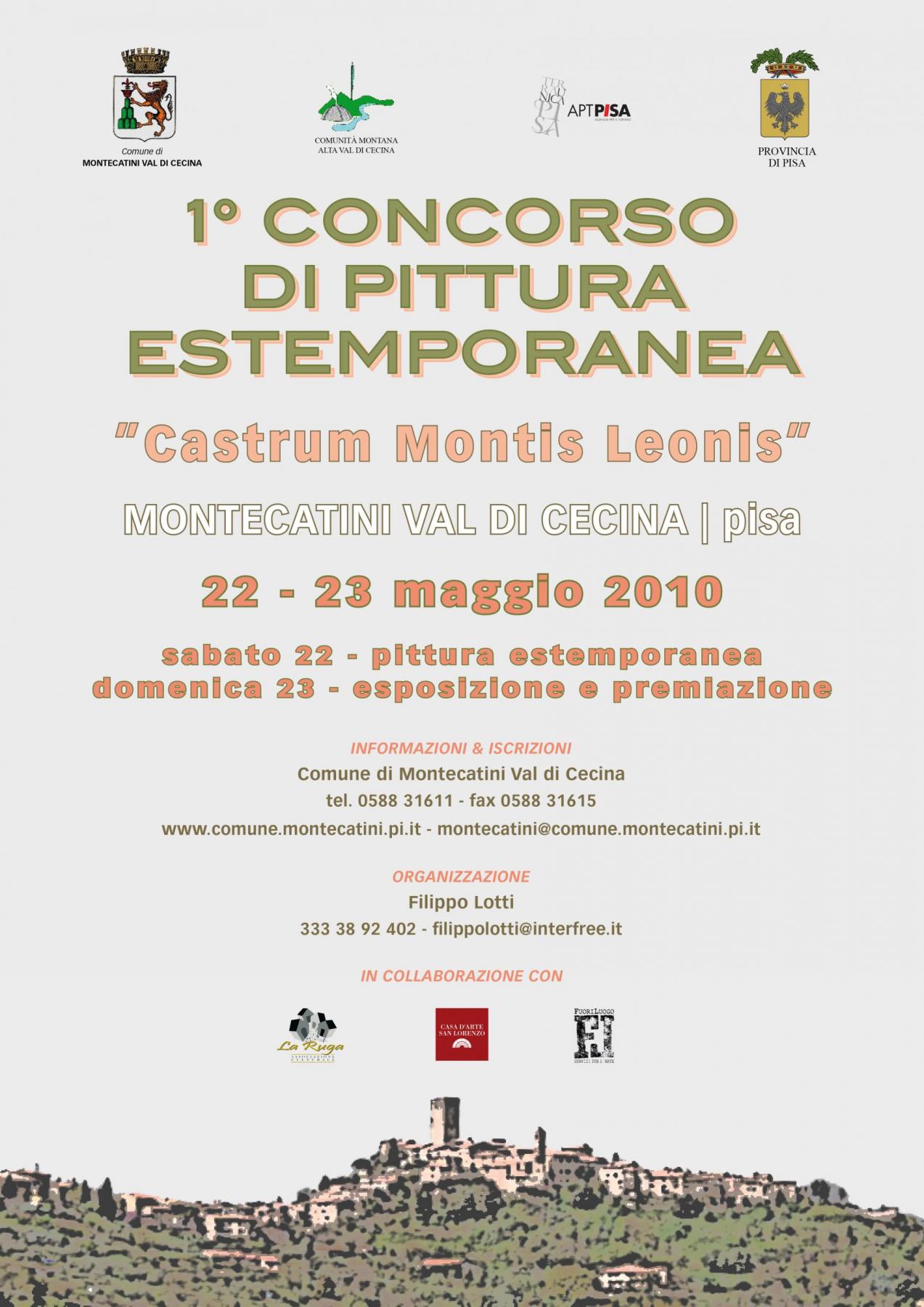 1° CONCORSO di PITTURA ESTEMPORANEA 1° CONCORSO di PITTURA ESTEMPORANEA