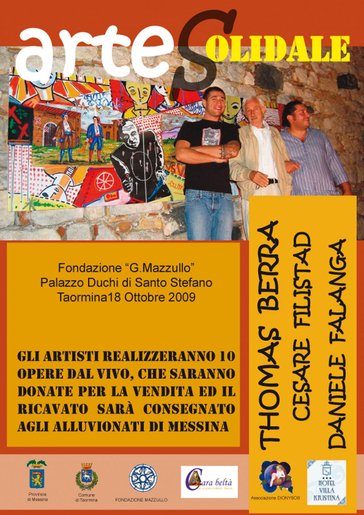 ARTE SOLIDALE - Thomas Berra, Cesare Filistad, Daniele Falanga ARTE SOLIDALE - Thomas Berra, Cesare Filistad, Daniele Falanga