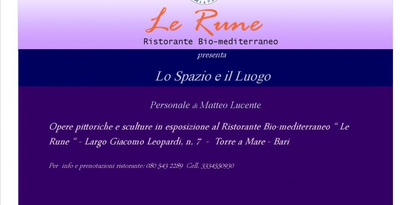 Lo Spazio e il Luogo Lo Spazio e il Luogo